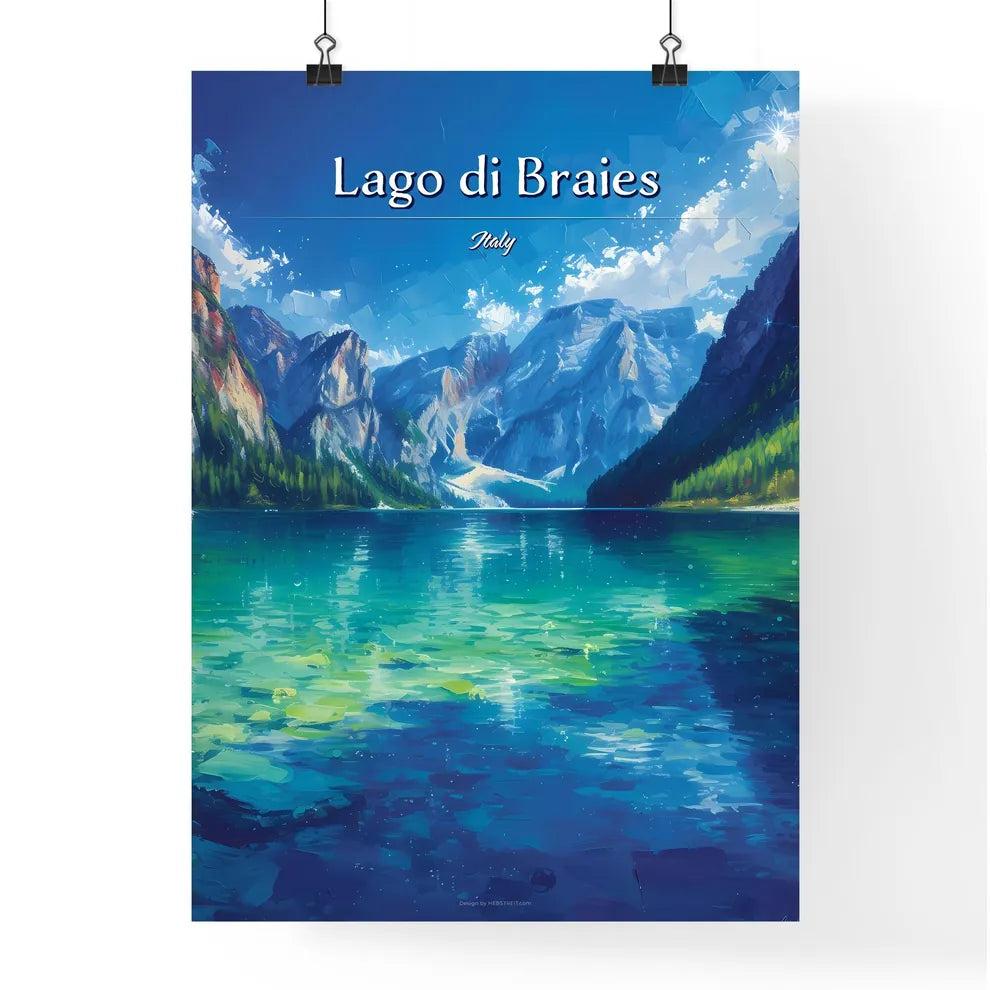 Lago di Braies Poster