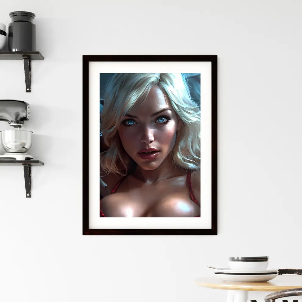 Pin up art TopEngineering Student from Cal T Framed Print