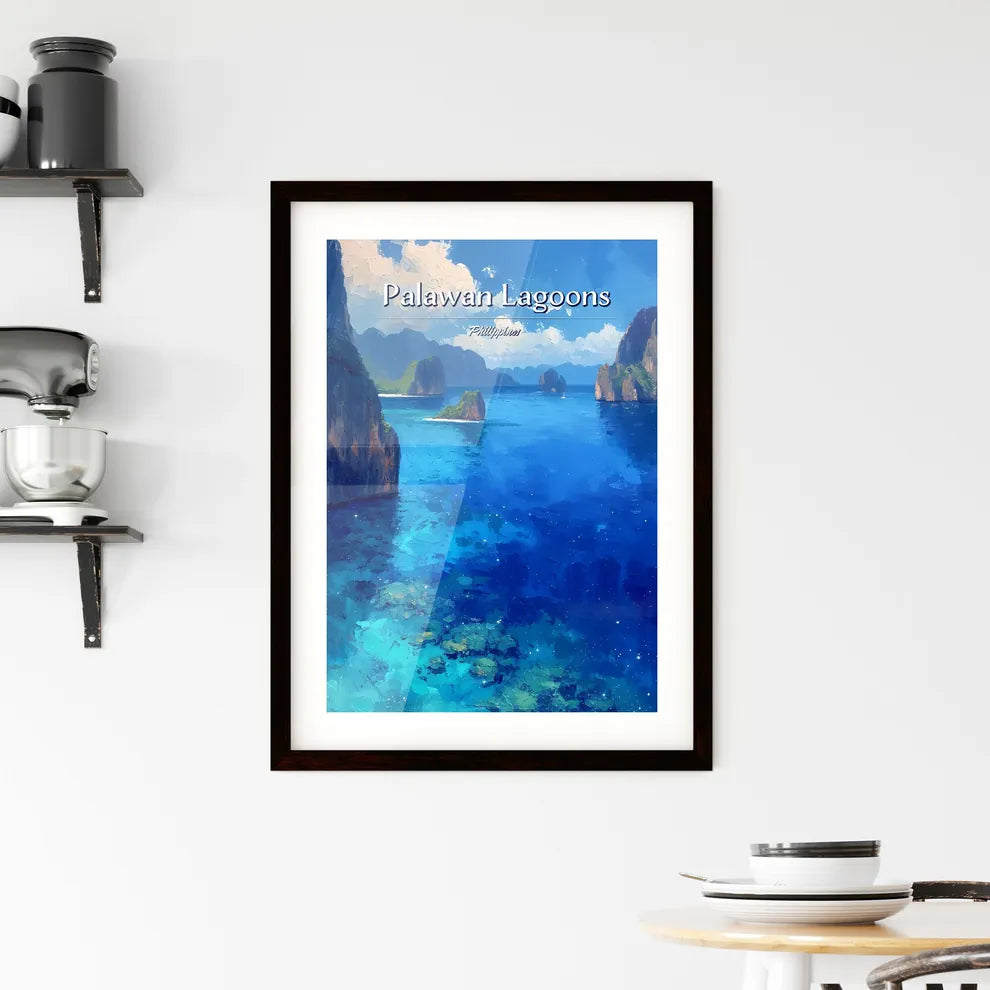 Palawan Lagoons Framed Print