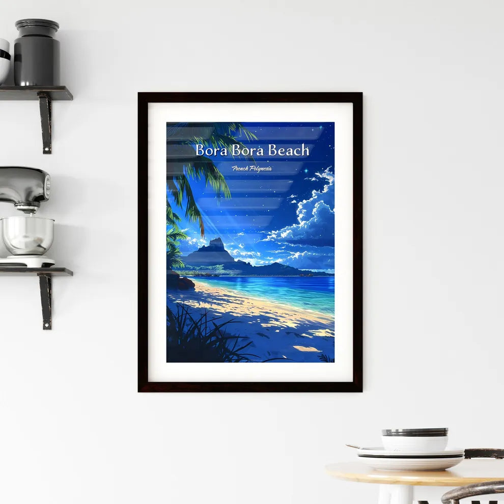 Bora Bora Beach Framed Print