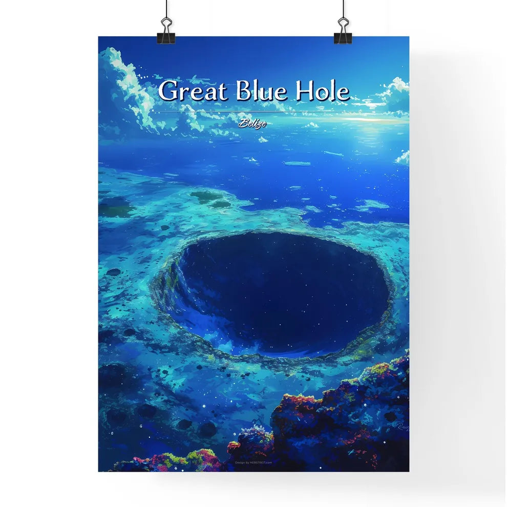 Great Blue Hole Poster