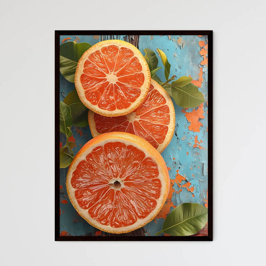 The flat vector lemon illustration - Art pri - Framed Art Print