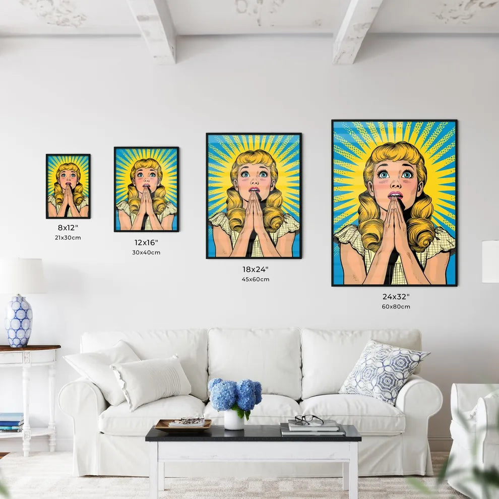 Saint mary anime - pop art style - comic boo - Kitchen Hangings