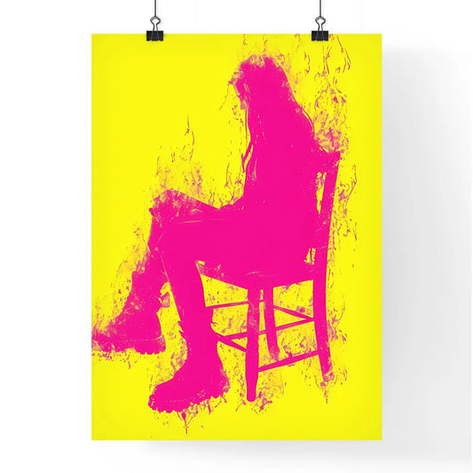 Vectorial illustration of vintage flames - A Poster