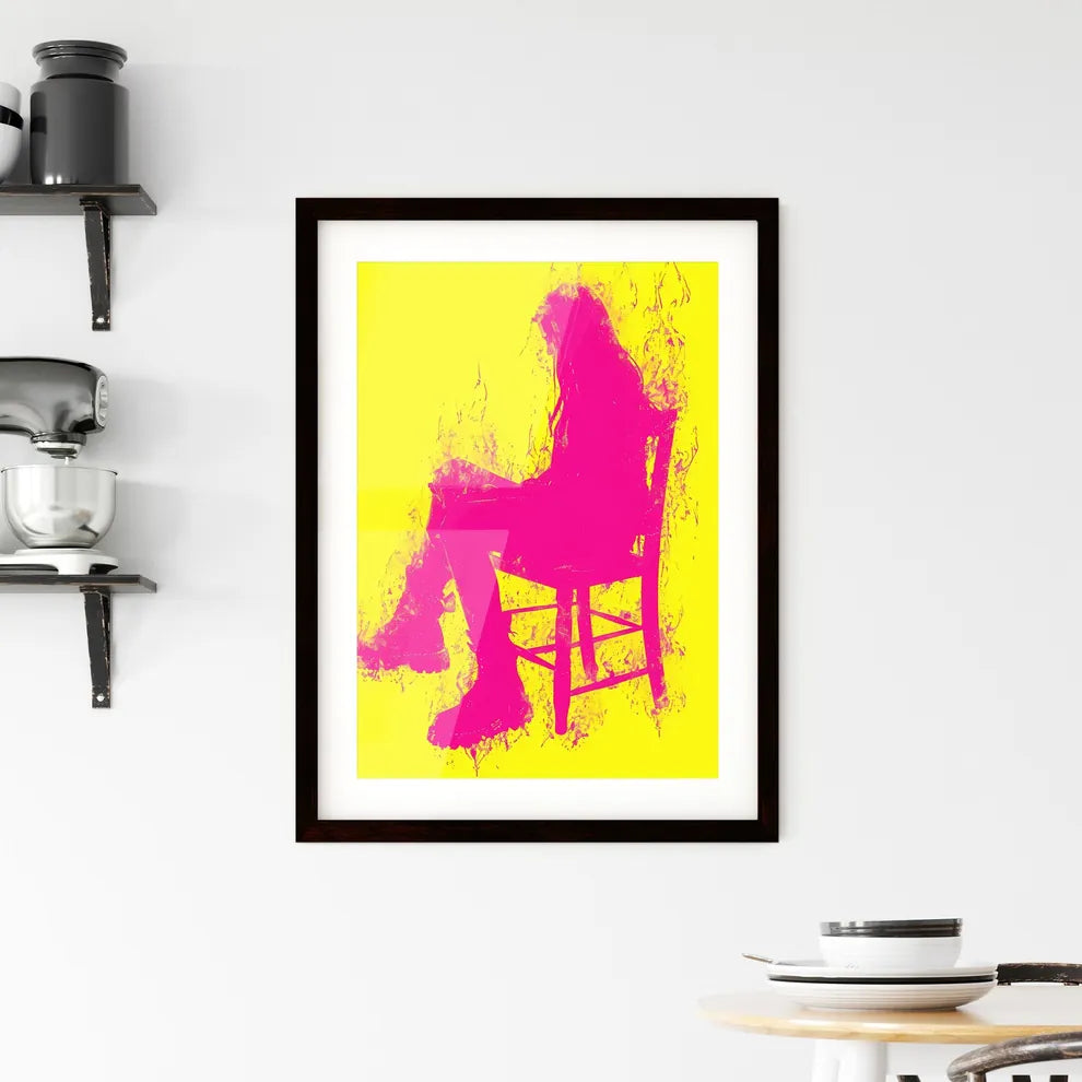 Vectorial illustration of vintage flames - A Framed Print