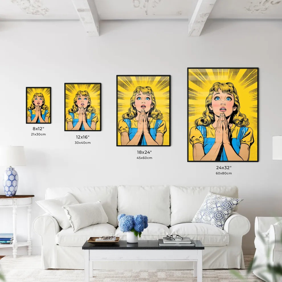 Saint mary anime - pop art style - comic boo - Kitchen Hangings