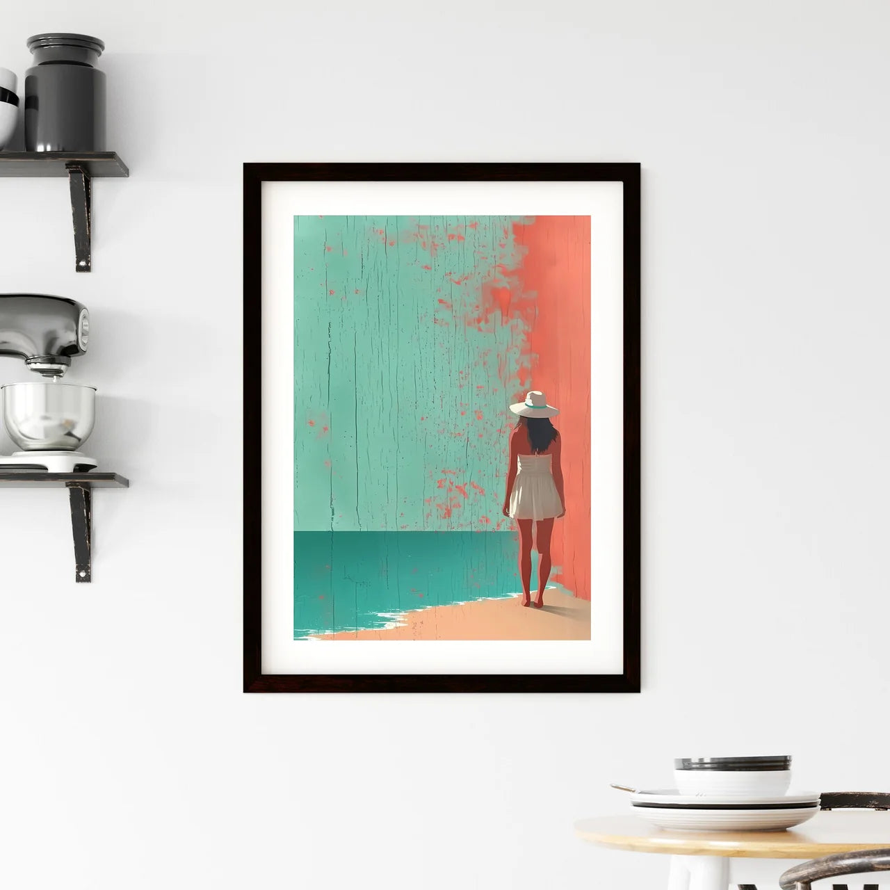 Illustration of International Labor Day - Ar Framed Print