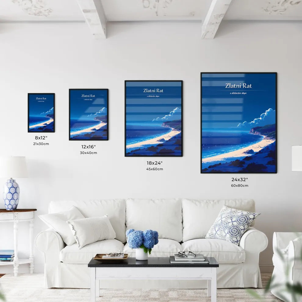 Zlatni Rat (Golden Horn Beach) - Art print o - Kitchen Hangings