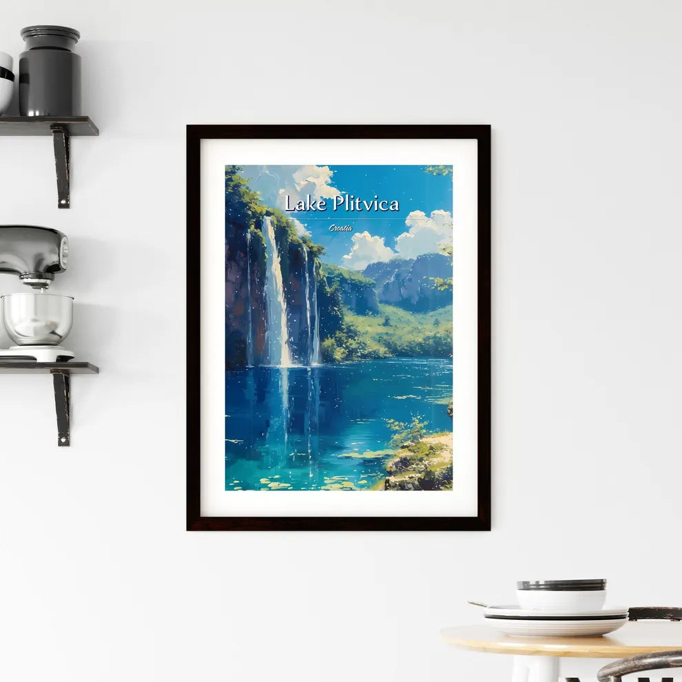 Lake Plitvica Framed Print