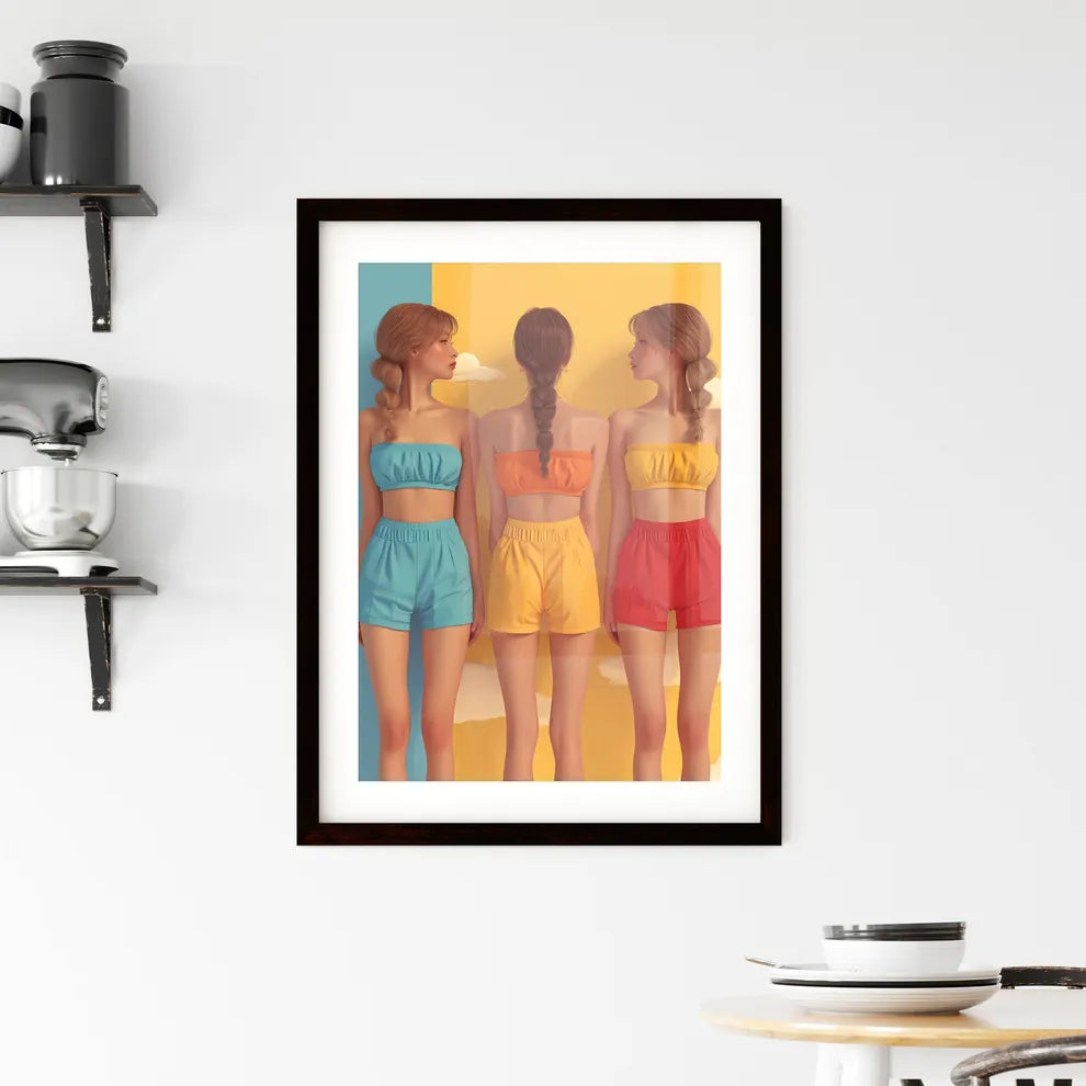 Posters and announcements design - Art print Framed Print