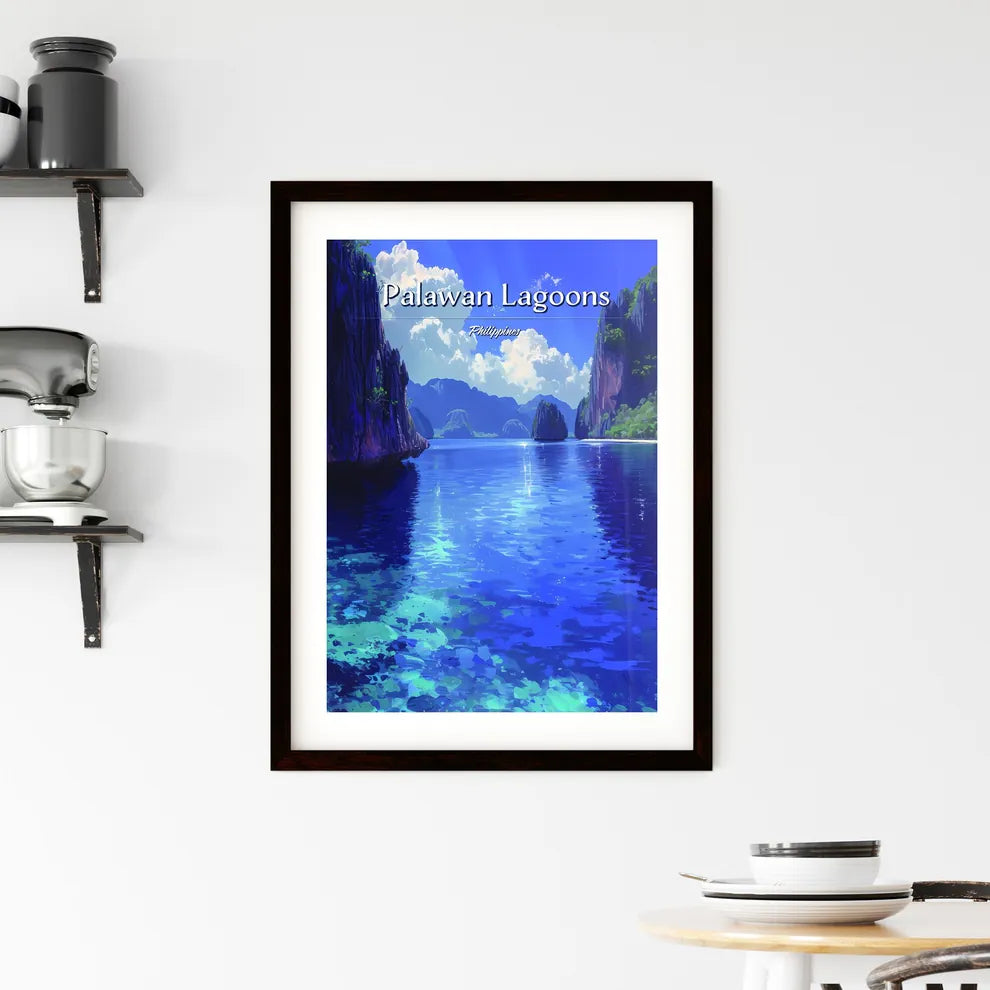 Palawan Lagoons Framed Print