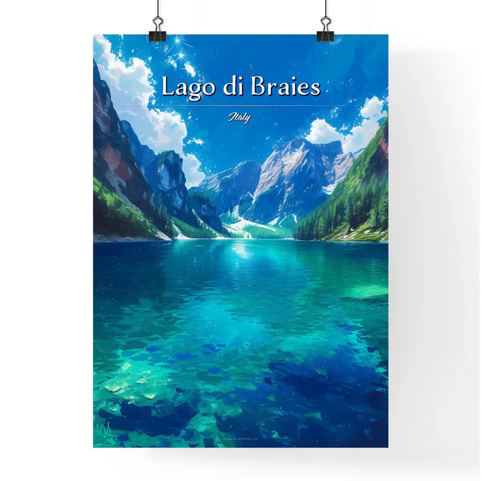 Lago di Braies Poster