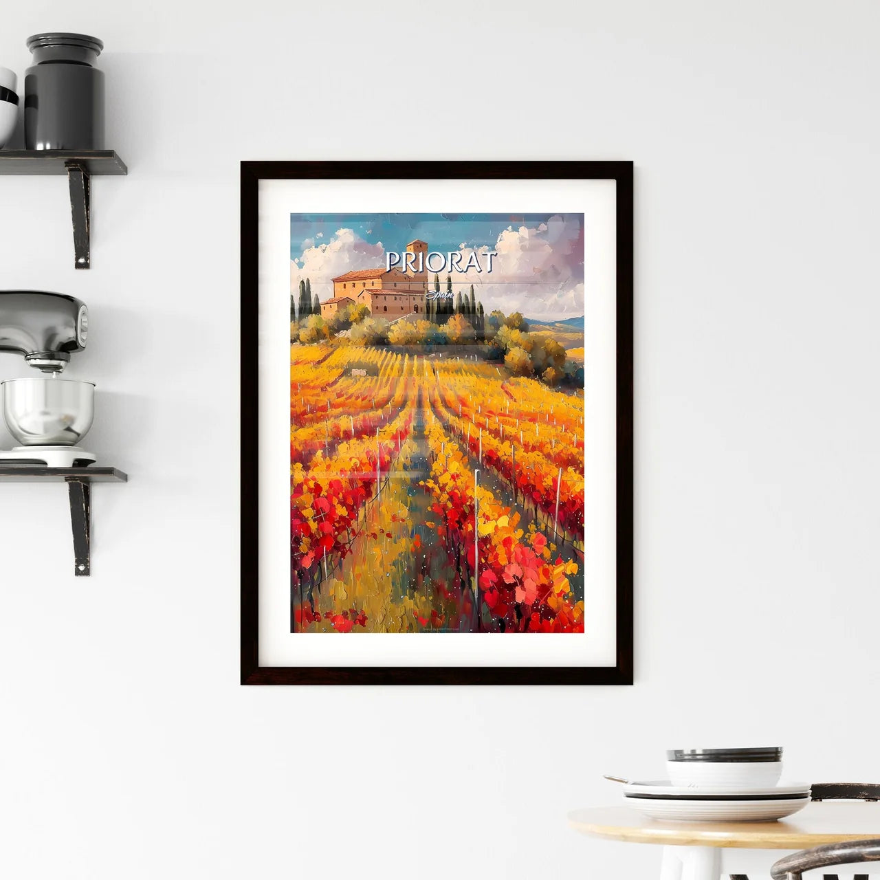 Priorat Framed Print