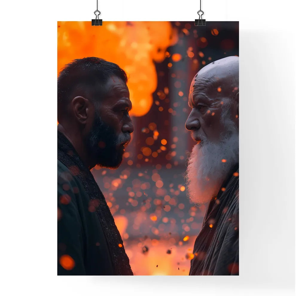 Abraham with Lazarus in Heaven Poster
