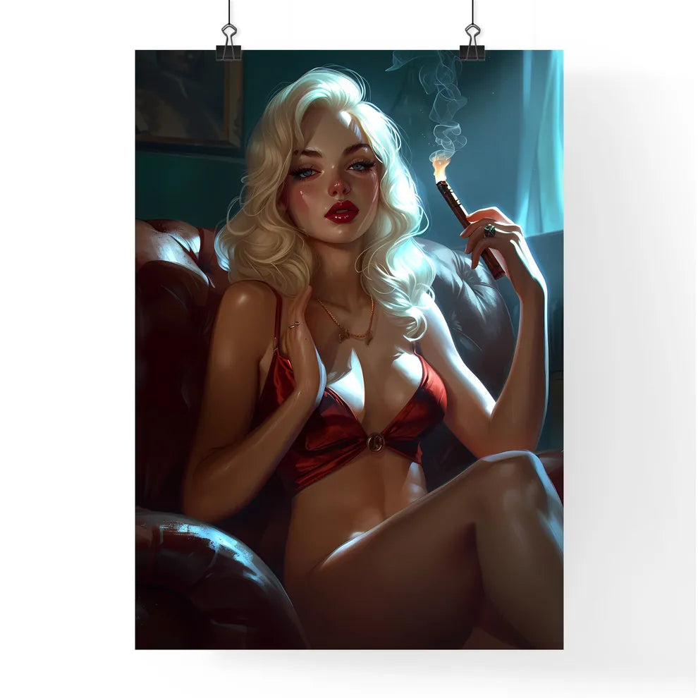 Pin up art TopEngineering Student from Cal T Poster