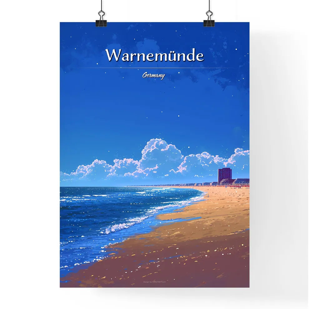 Warnemünde Beach Poster