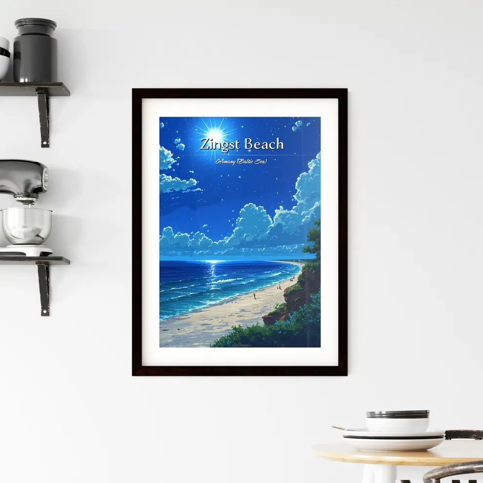 Zingst Beach Framed Print