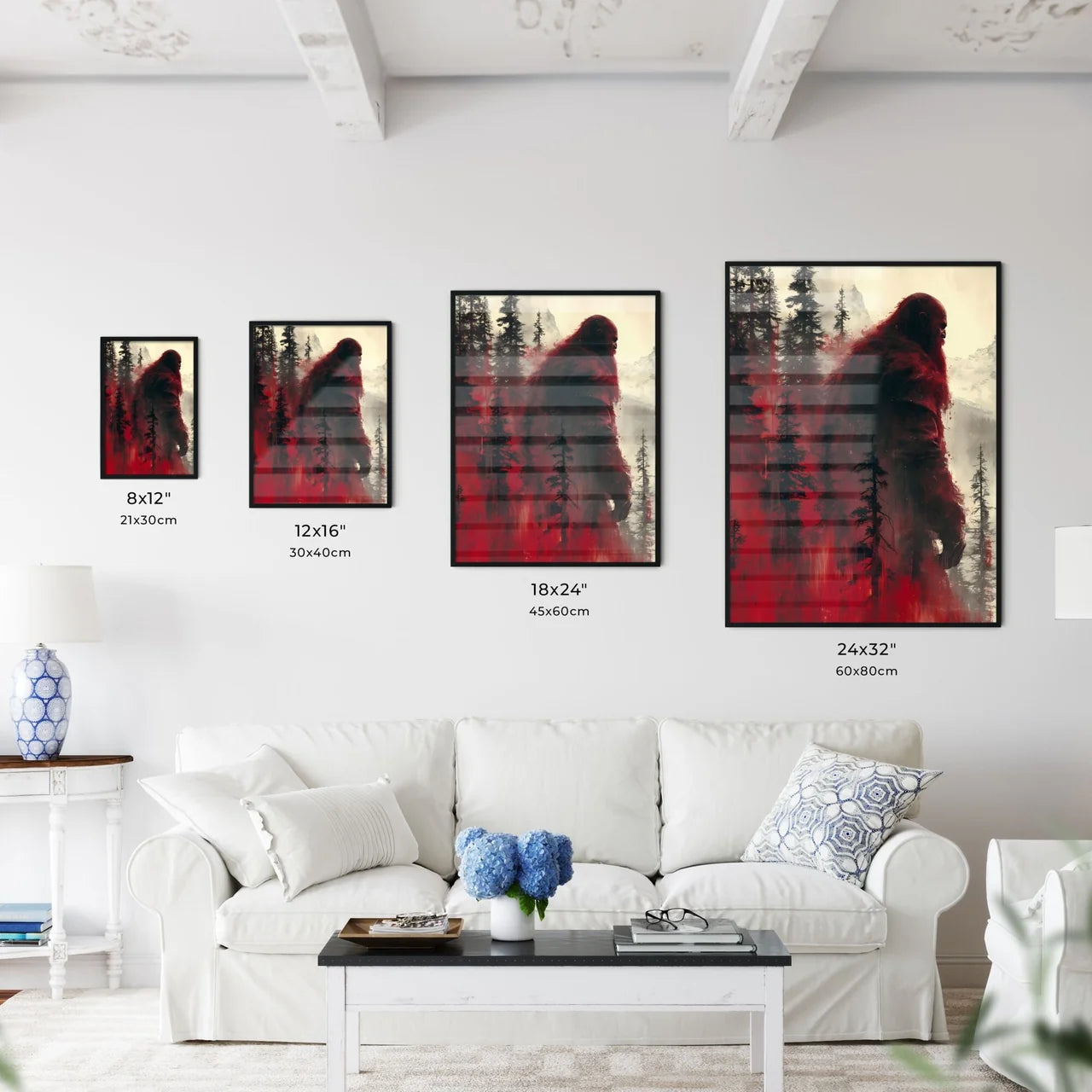 Half man half creature  Size Chart