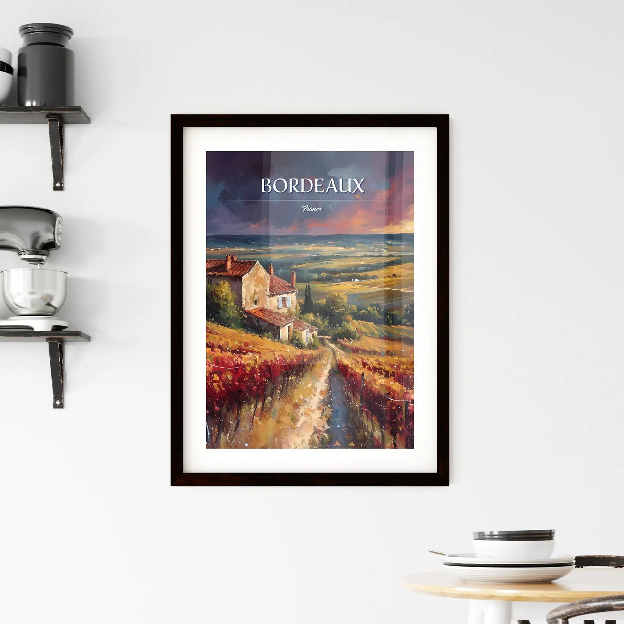 Bordeaux Framed Print