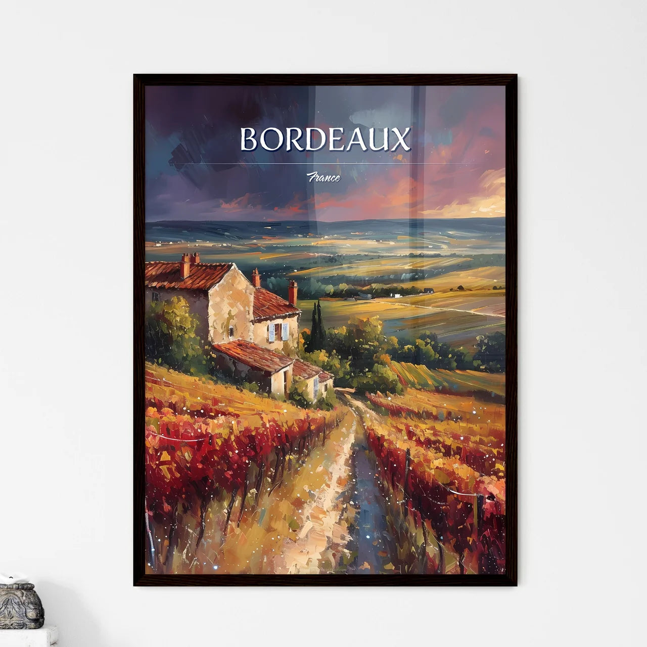 Bordeaux - Framed Art Print