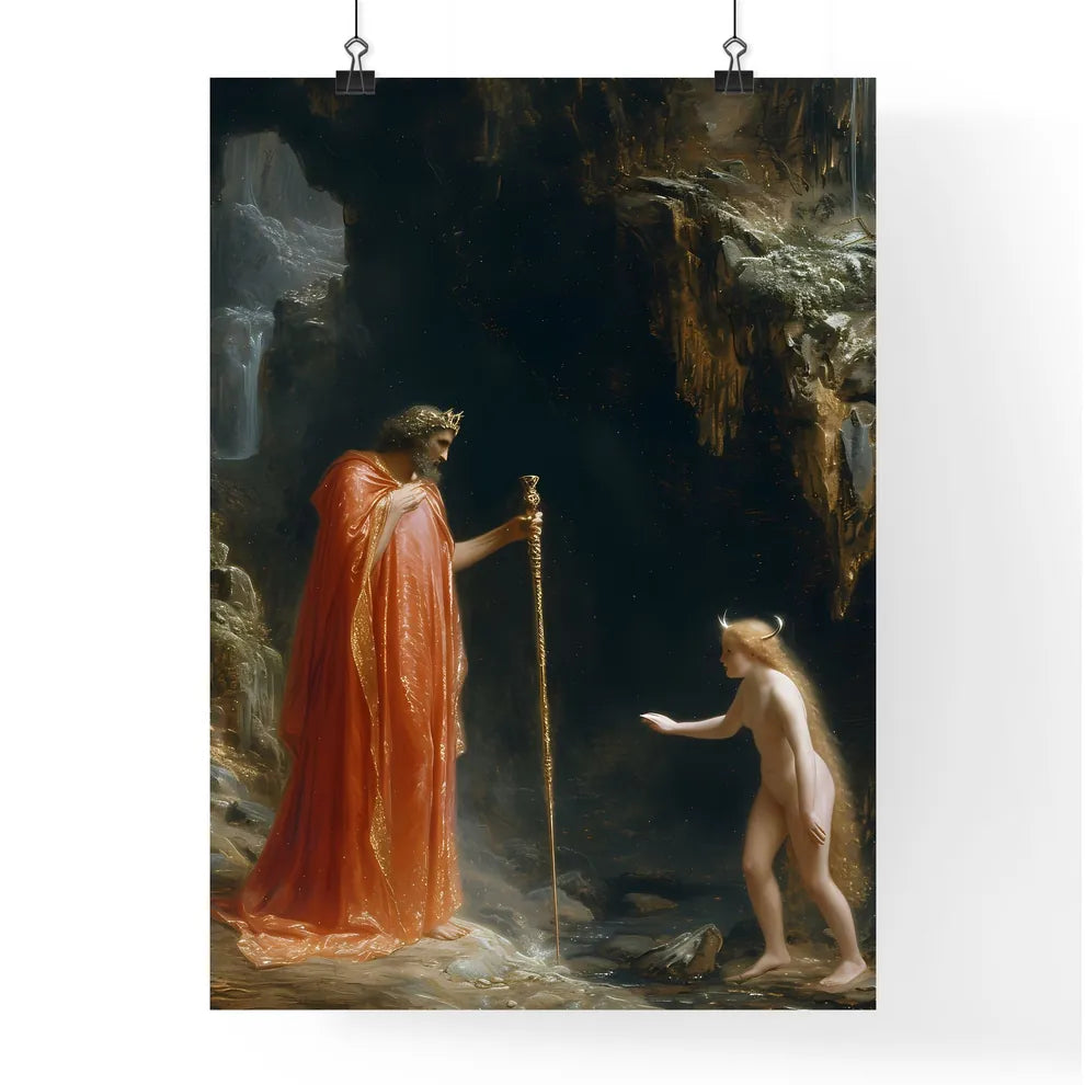 Moses talking to Sihon Poster