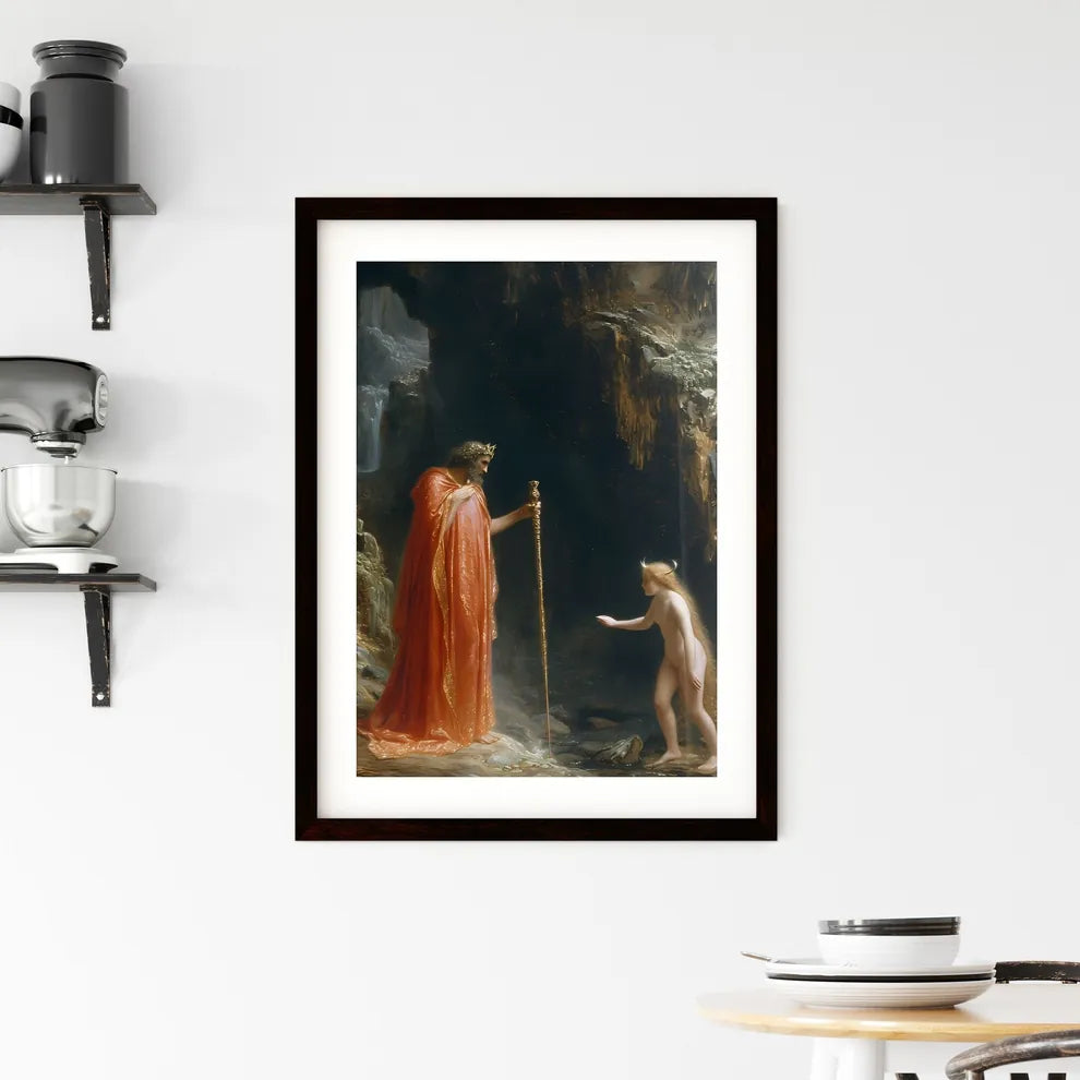 Moses talking to Sihon Framed Print