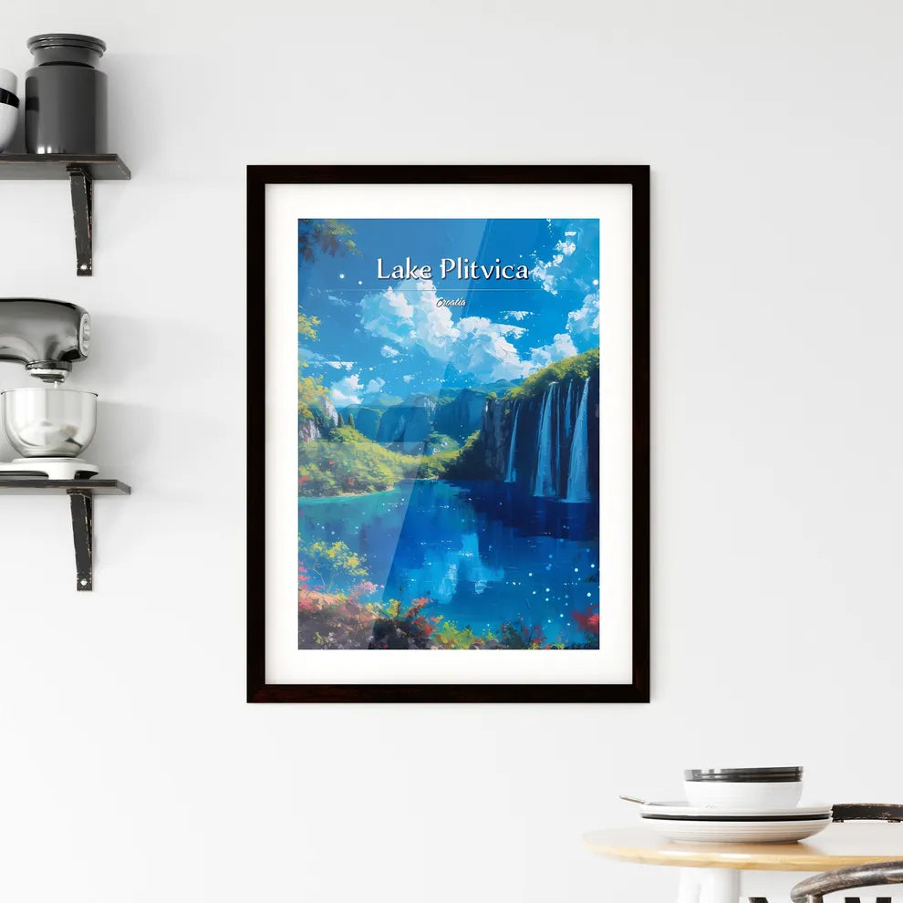 Lake Plitvica Framed Print