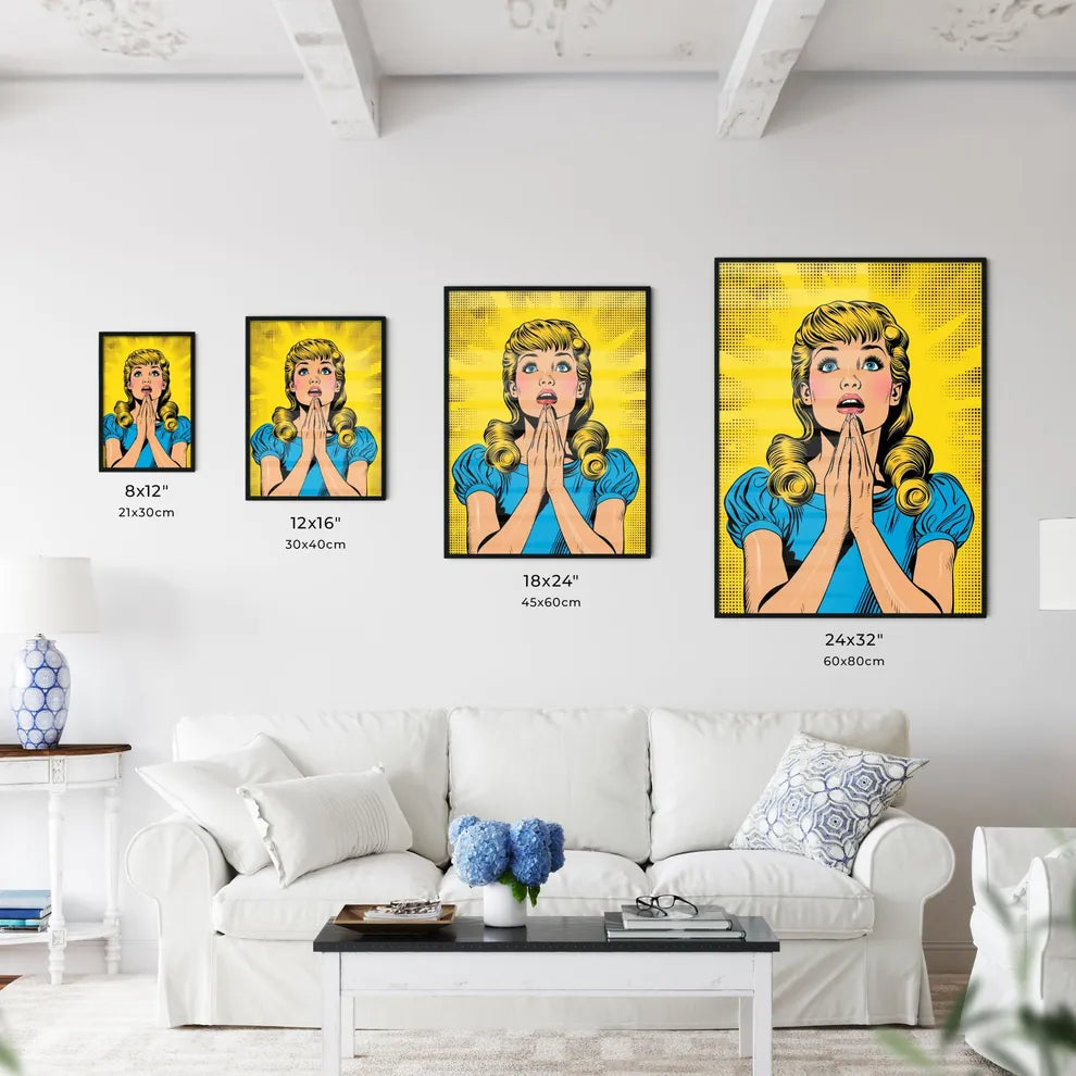 Saint mary anime - pop art style - comic boo - Kitchen Hangings