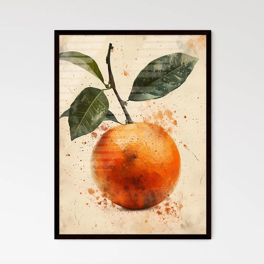 The flat vector lemon illustration - Art pri - Framed Art Print