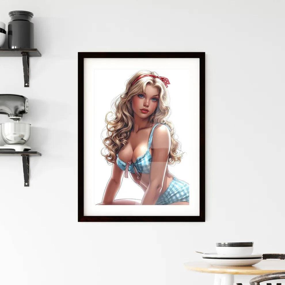 Side profile Framed Print