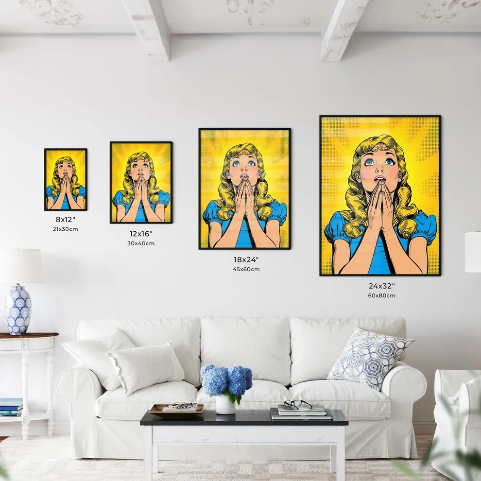 Saint mary anime - pop art style - comic boo - Kitchen Hangings