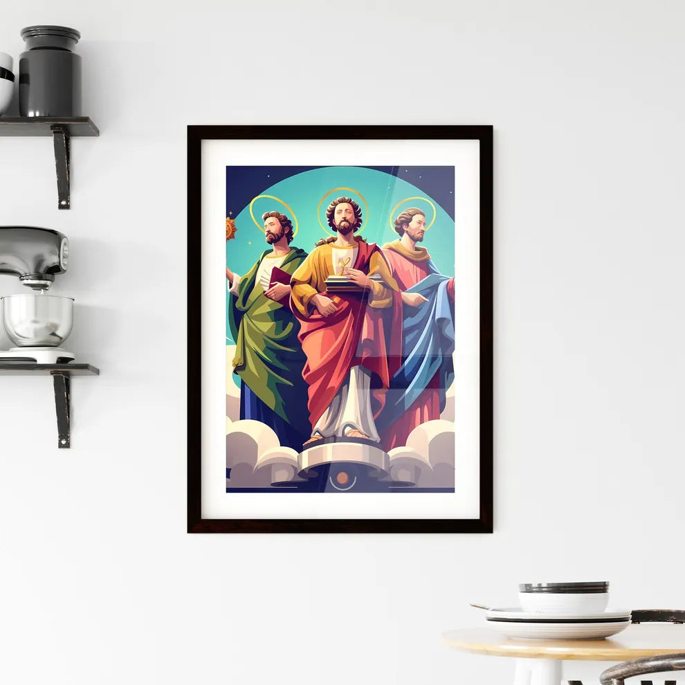 God's judgment and mercy on Israel's rebelli Framed Print