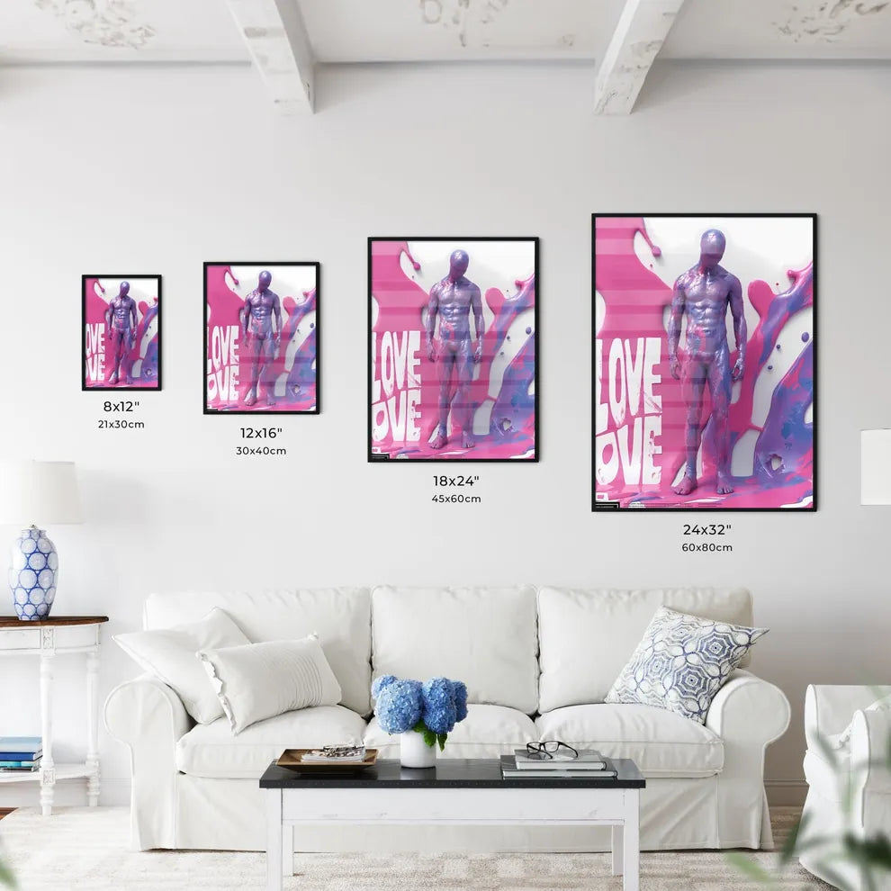 LOVE isolated  Size Chart