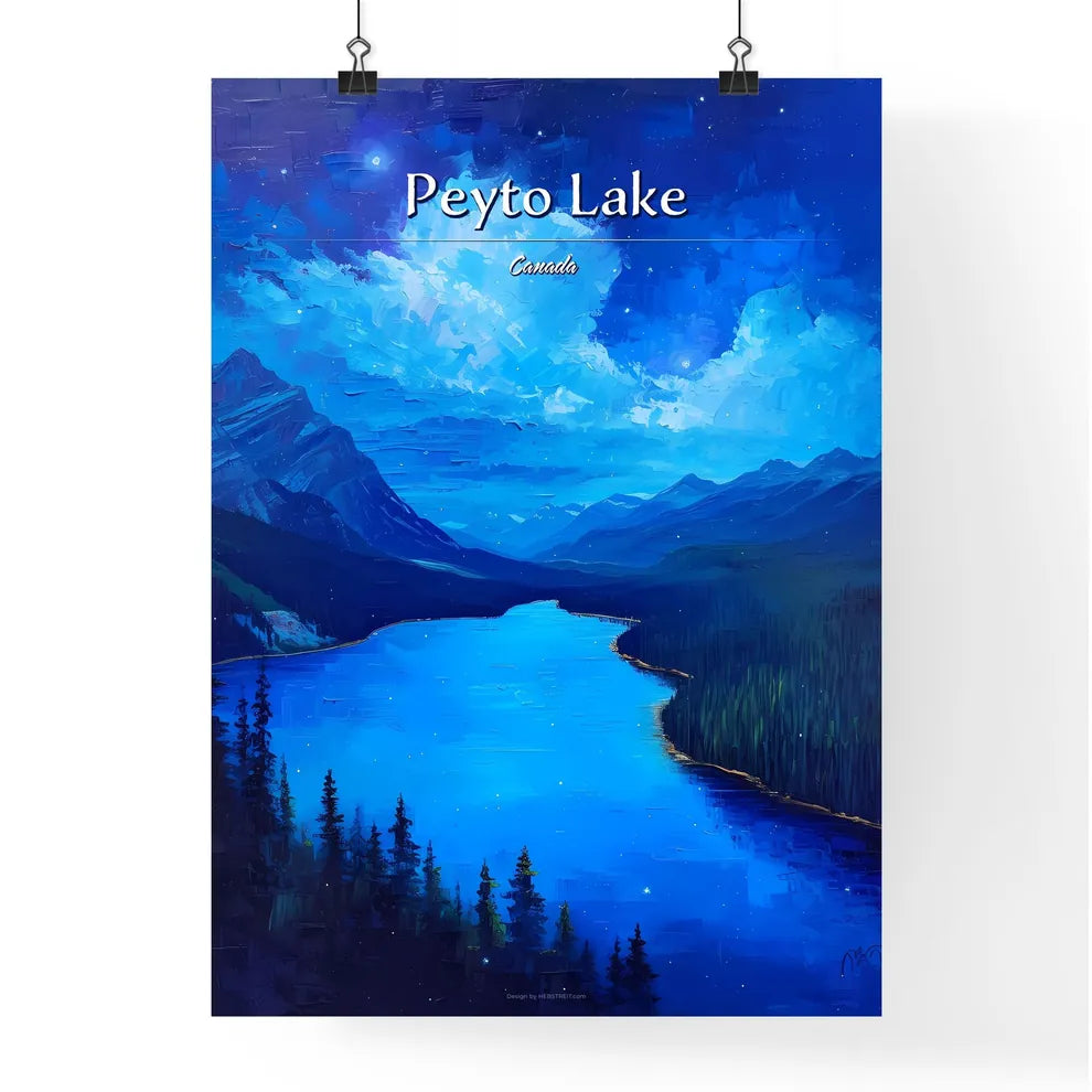 Peyto Lake Poster