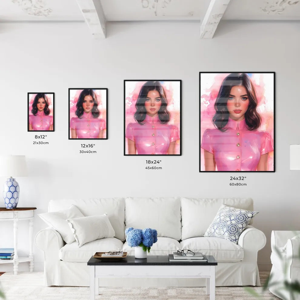 Watercolor full body shot working class pin  - Kitchen Hangings