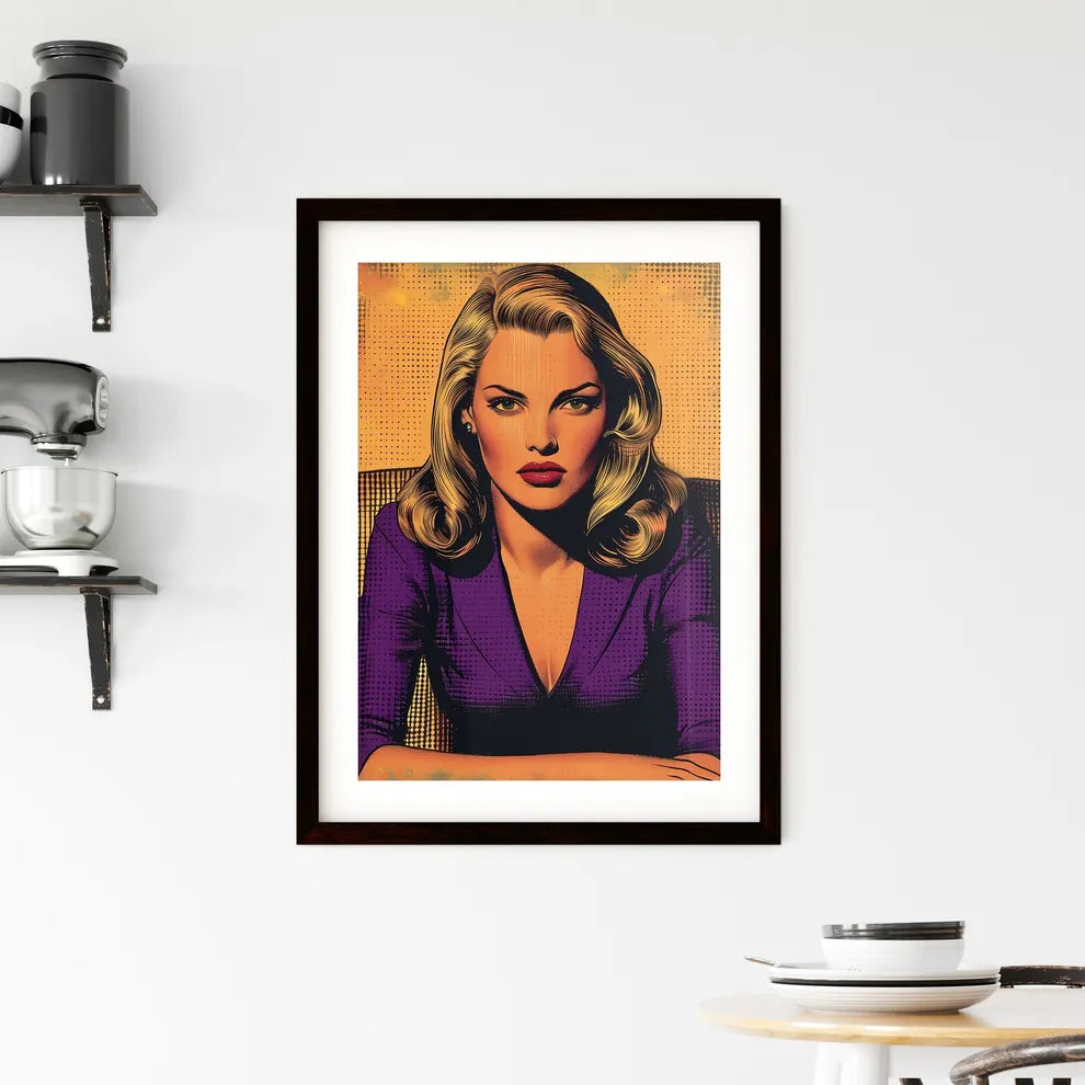 Pin up style Framed Print