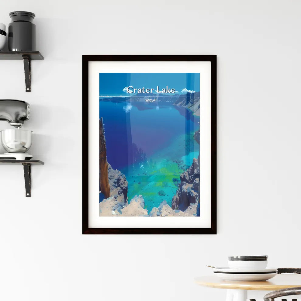Crater Lake Framed Print