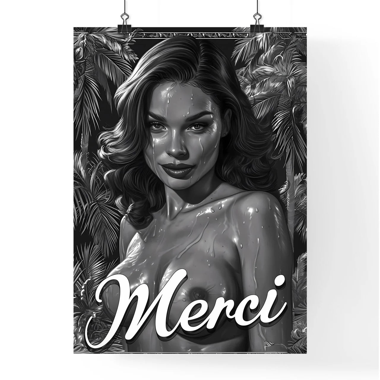 Merci hand written  Poster