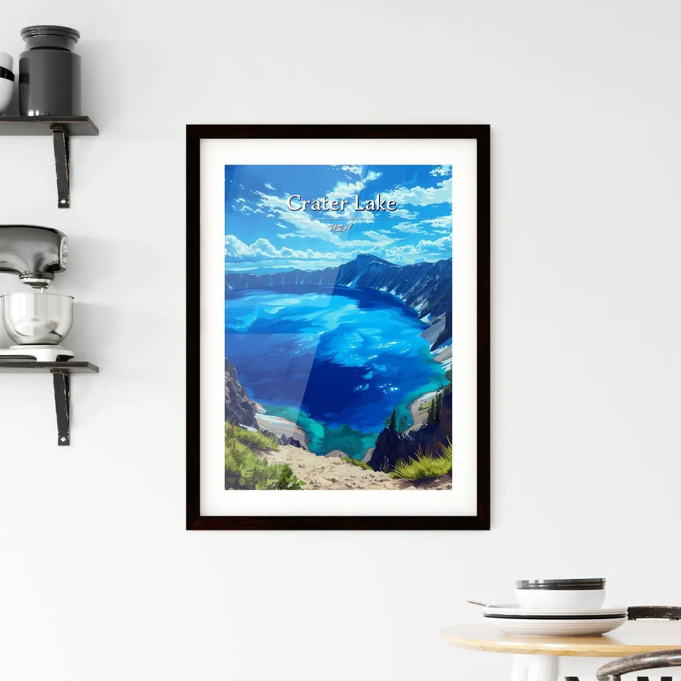 Crater Lake Framed Print