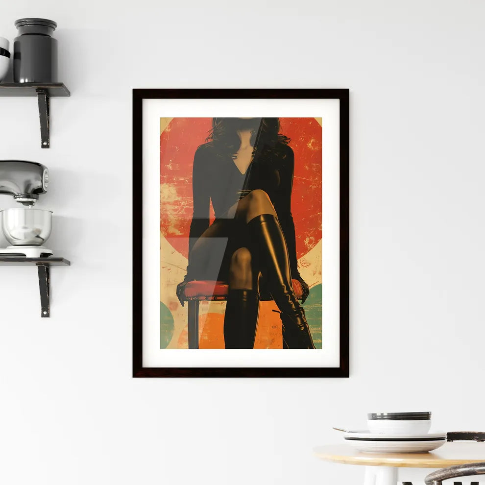 Pin up style Framed Print
