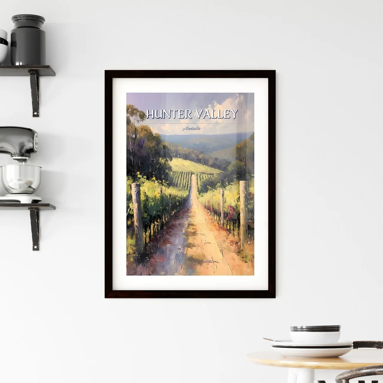 Hunter Valley Framed Print
