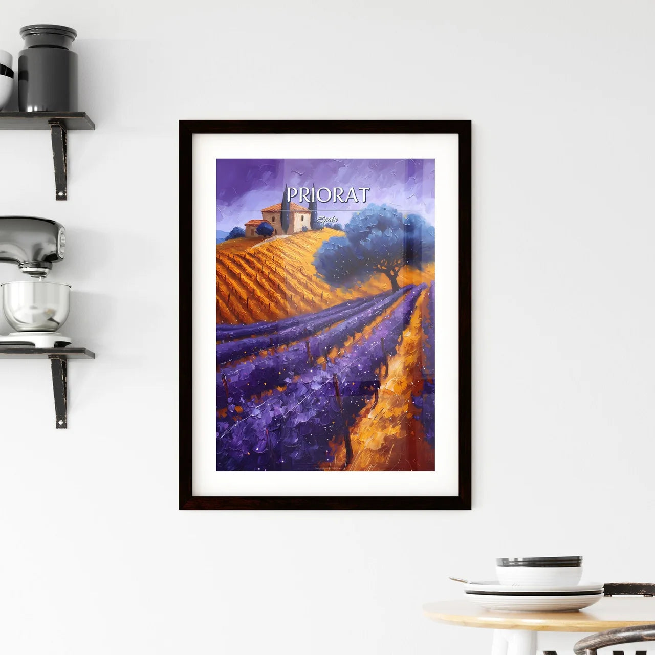 Priorat Framed Print