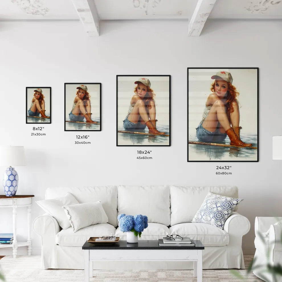 Deep Sea fisherman Rachel Welch - Art print  - Kitchen Hangings