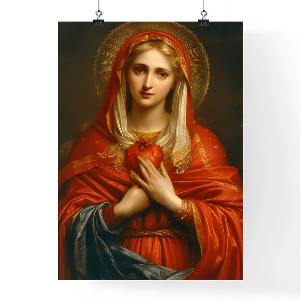 Mary Mother mystical rose Poster