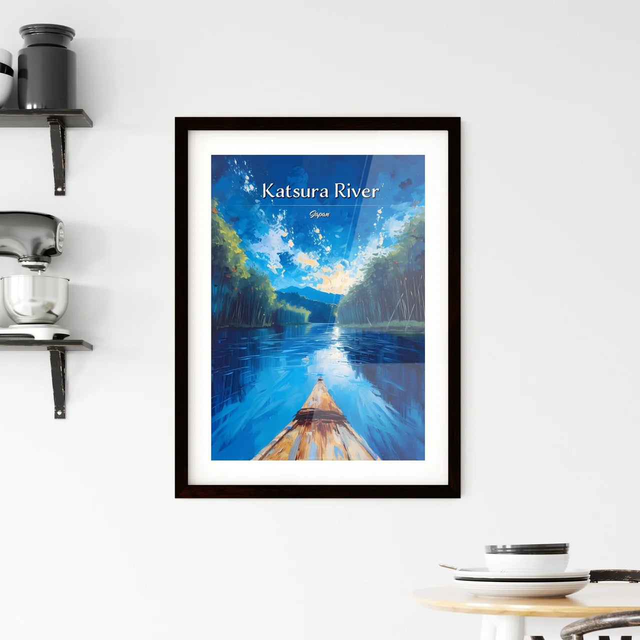 Katsura River Framed Print