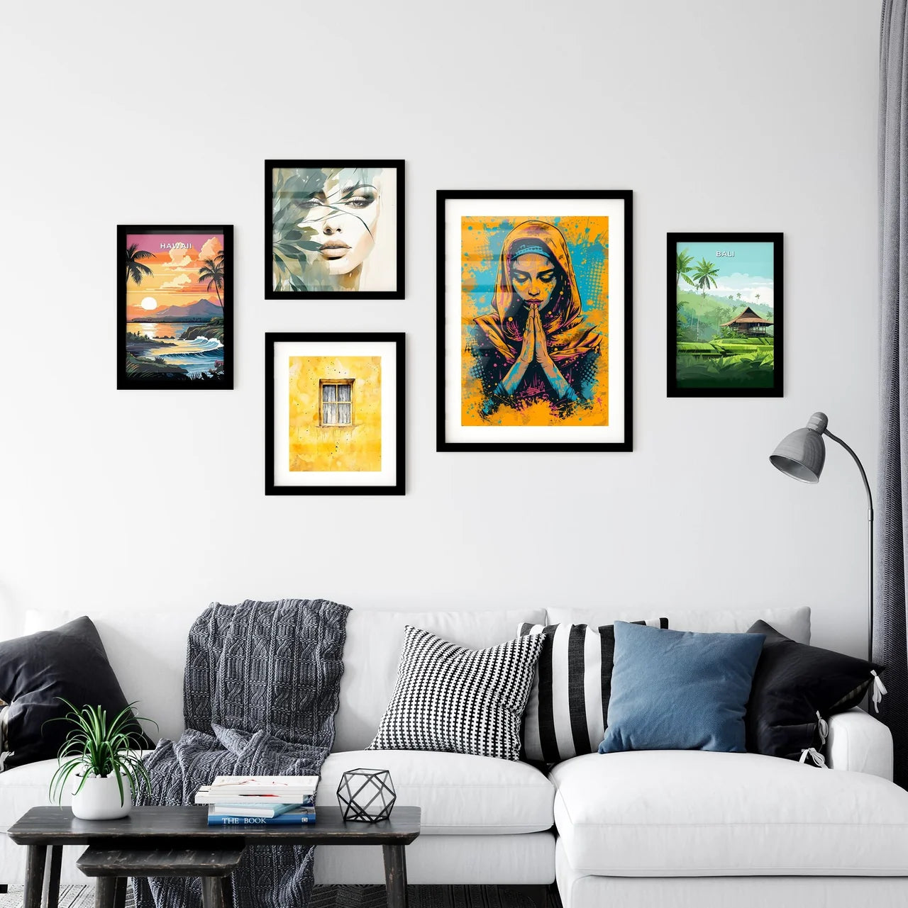 Saint mary anime - pop art style - comic boo Wall Art