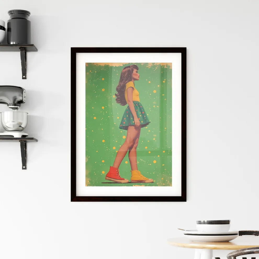 Side profile Framed Print