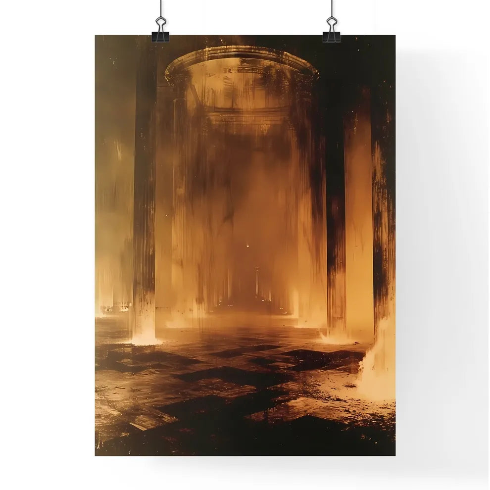 Ancient Israelites at the old ancient prehis Poster