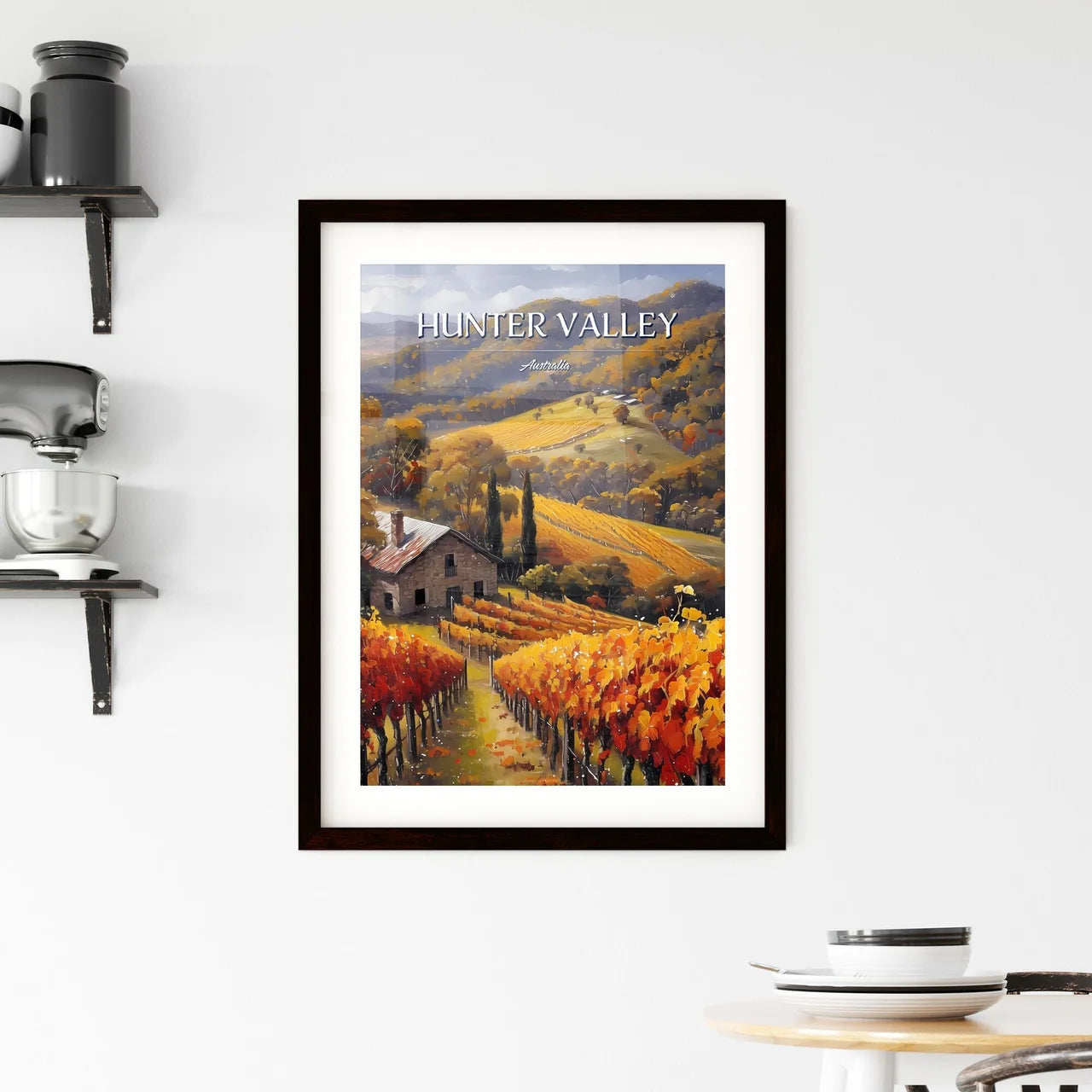 Hunter Valley Framed Print