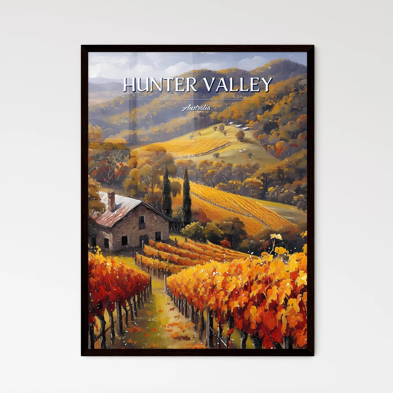 Hunter Valley - Framed Art Print